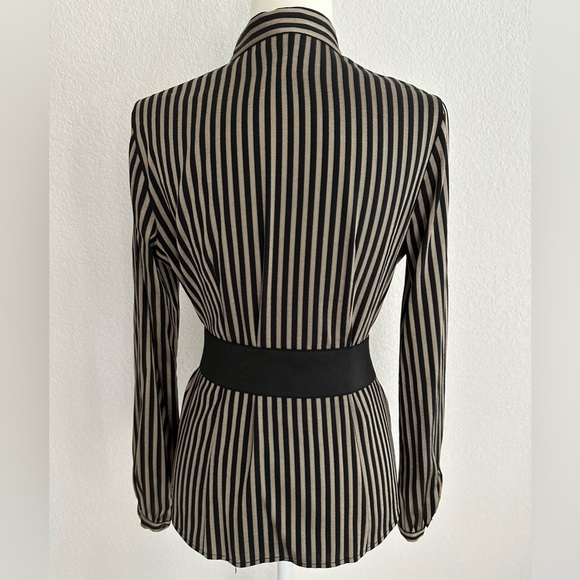 Alfani Black and Gold Blouse - Picture 7 of 9